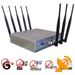 15W High Power 4G (Lte+Wimax)+ GPS + VHF UHF Signal Isolator 50 Meters