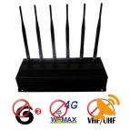 Adjustable Desktop 4G Wimax 3G Cellular Phone + VHF UHF Signal Scrambler
