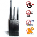 Handheld Lojack + 4G(Lte + Wimax) + 3G + 2G Signal Jammer Blocker