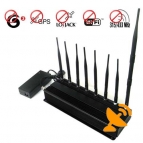 3G CDMA GSM DCS PCS GPS Lojack Wifi 315Mhz 433Mhz Blocker 50 Meters