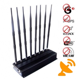 Adjustable High Power 3G GPS Lojack VHF UHF Wifi Jammer