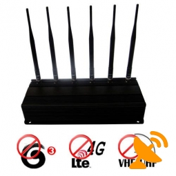 Wallmounted 4G lte 3G Cellular + VHF + UHF Signal Scrambler