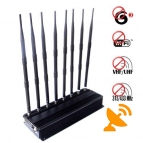 Adjustable High Power 3G Wifi VHF UHF 315Mhz 433Mhz Signal Scrambler