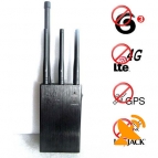 6 Antenna Portable GPS + Lojack + 4G lte + 3G + 2G Signal Jammer Blocker
