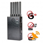 Portable 4G lte 3G + Wifi 2.4G Cell Phone Jammer with Cooling Fan