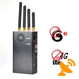 Portable 4G lte 3G Cell Phone Jammer with Cooling Fan