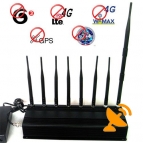 Glonass L1 L2 GPS 4G(Lte+Wimax) 3G GSM DCS Signal Jammer Blocker