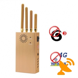 Portable 4G Wimax 3G Cellular Phone Signal Blocker Jammer