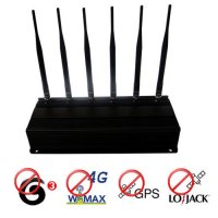 High Power 4G Wimax 3G Cell Phone + GPS + Lojack Signal Jammer