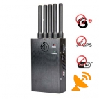 Portable 3G + GPS + Wifi Mobile Phone Signal Jammer