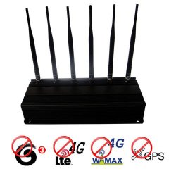 Adjustable 4G lte 4G Wimax 3G Cellphone + GPS Signal Jammer Blocker