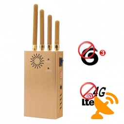 Portable 4G lte 3G Cellular Phone Signal Blocker Jammer