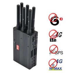 Portable 4G lte 4G wimax 3G + GPS Signal Blocker Jammer