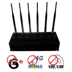 Desktop 4G Wimax 3G Cellular Phone + VHF UHF Signal Scrambler