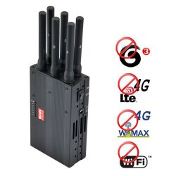 Portable 4G lte 4G wimax 3G + Wifi Signal Blocker Jammer