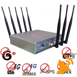 15W High Power 4G (Lte+Wimax)+ GPS + Lojack + Wifi Signal Scrambler 50 Meters