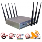 15W High Power 4G (Lte+Wimax)+ Wifi + VHF UHF Signal Jammer 50 Meters