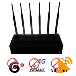 Desktop 4G Wimax 3G Cellular Phone + VHF UHF Signal Scrambler