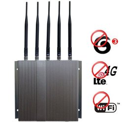 Remote Control Cellular Phone 4G lte + Wifi Signal Jammer
