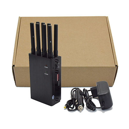Portable 3G 2G + GPS L1 L2 + VHF UHF + Lojack Jammer (block gps tracker+walkie-talkie)