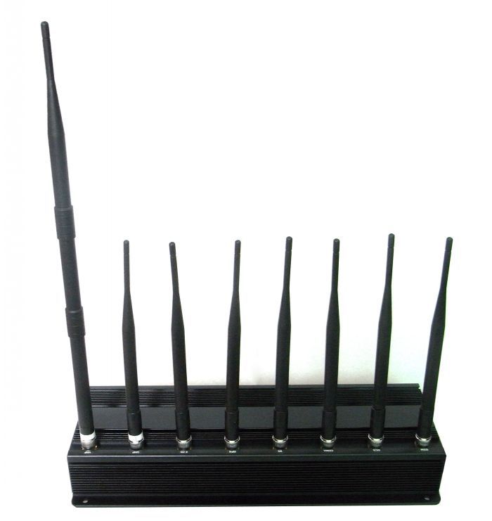 3G CDMA GSM DCS PCS GPS Lojack Wifi VHF UHF Jammer 50 Meters