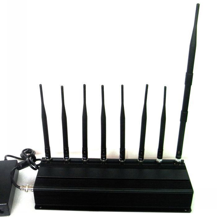 3G CDMA GSM DCS PCS GPS Lojack Wifi 315Mhz 433Mhz Blocker 50 Meters