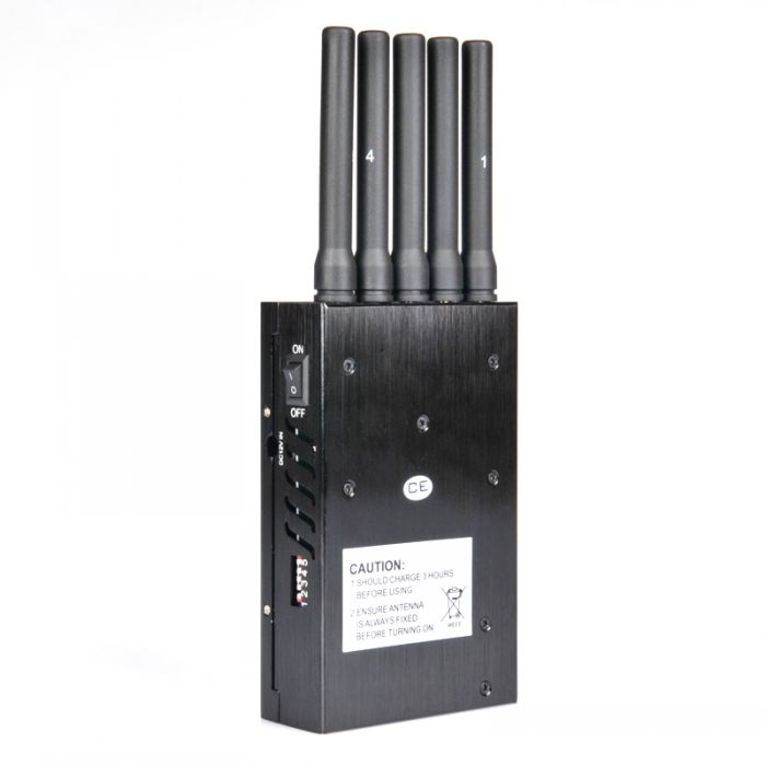 Portable 4G lte 4G Wimax + 3G  Cell Phone Jammer Signal Blocker