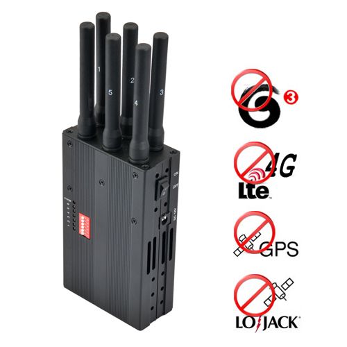Portable 4G lte 3G + GPS + Lojack Signal Blocker Jammer