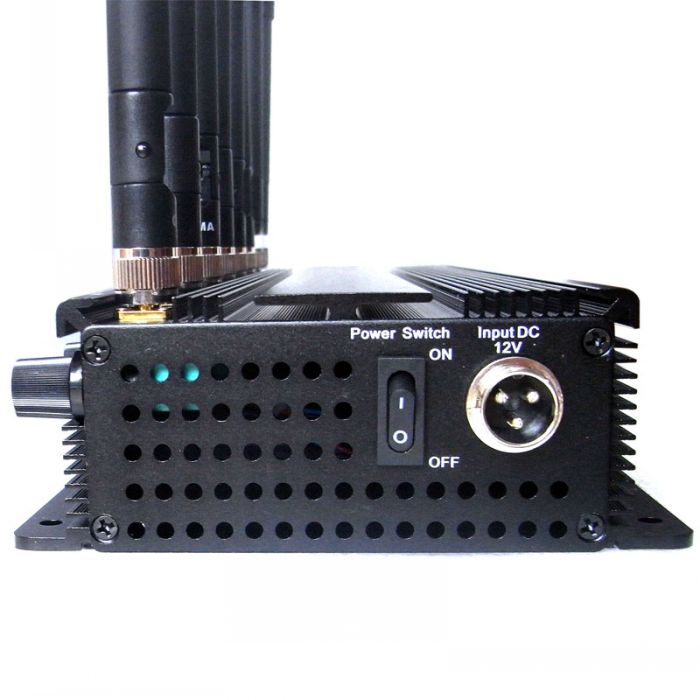 Advanced Adjustable Mobile Phone GPS Lojack Wifi Signal Jammer 60 Meters