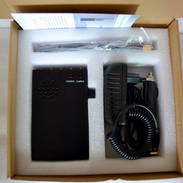 Portable GPS + Lojack + Mobile Phone 3G Signal Jammer 20 Meters