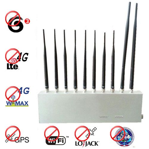 10 Antenna 3G 4G GPS Lojack Wifi Glonass L1 L2 All Signal Blocker Jamming Everything