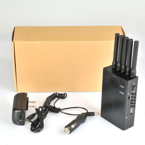 Portable VHF UHF + 3G Mobile Phone Jammer 20 Meters